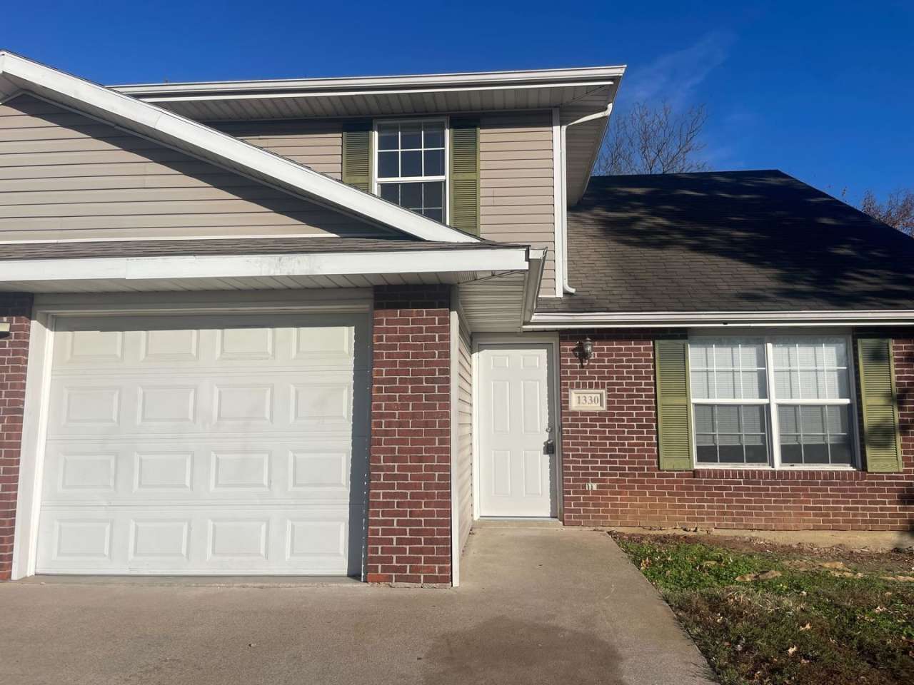four bedrooms, two bathrooms