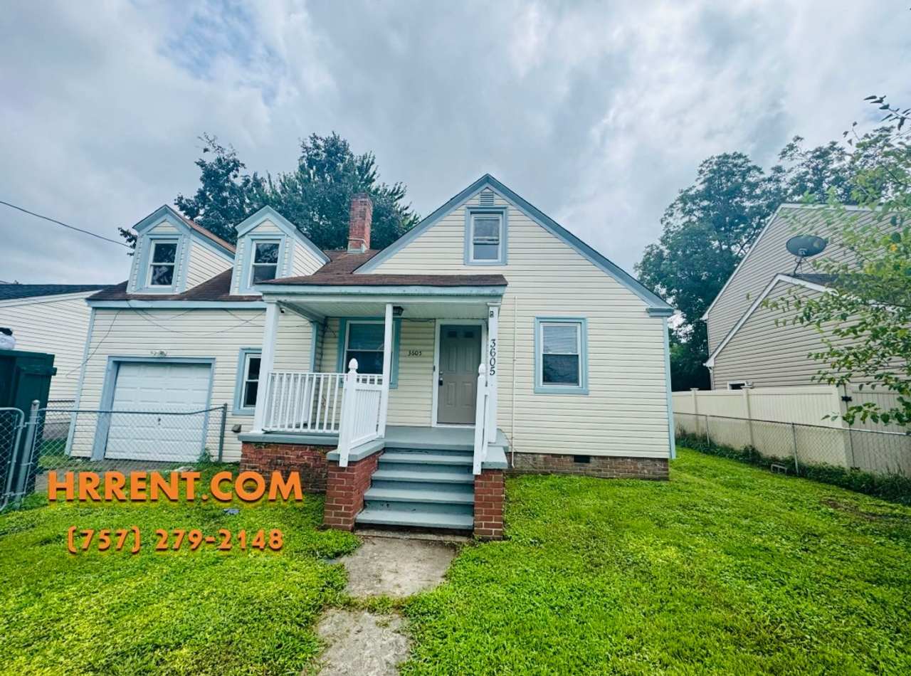 Lovely 3 Bedroom 2 Bath Single Family Home located in Norfolk VA