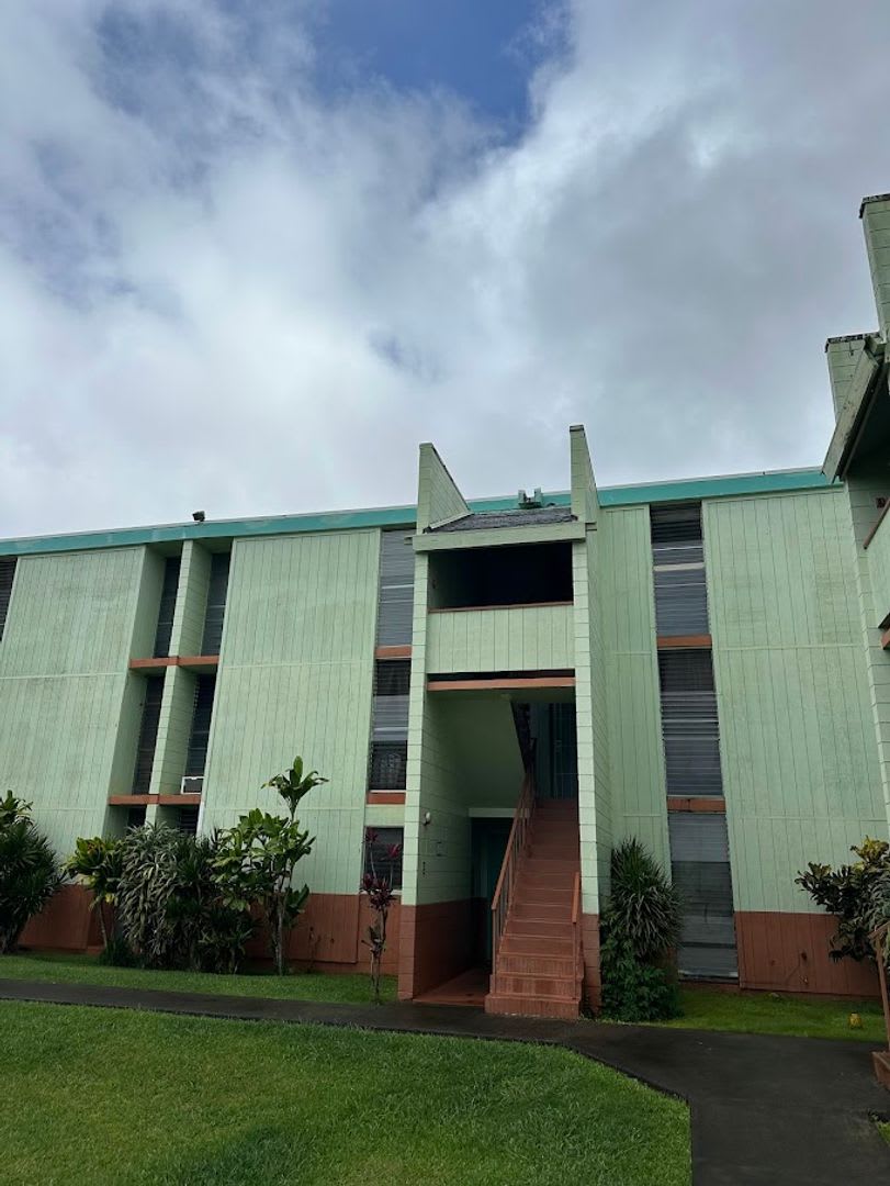 Lalawai Hale 2 bedroom, 1 bath, 1 uncovered parking stall, walk up apartment, newly renovated, new appliances