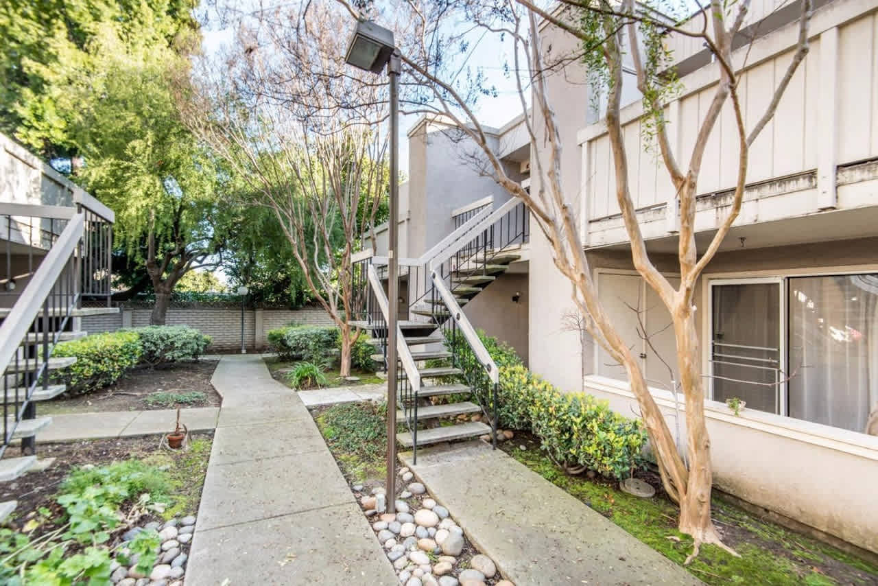SUNNYVALE - Beautifully remodeled condominium - upstairs unit.