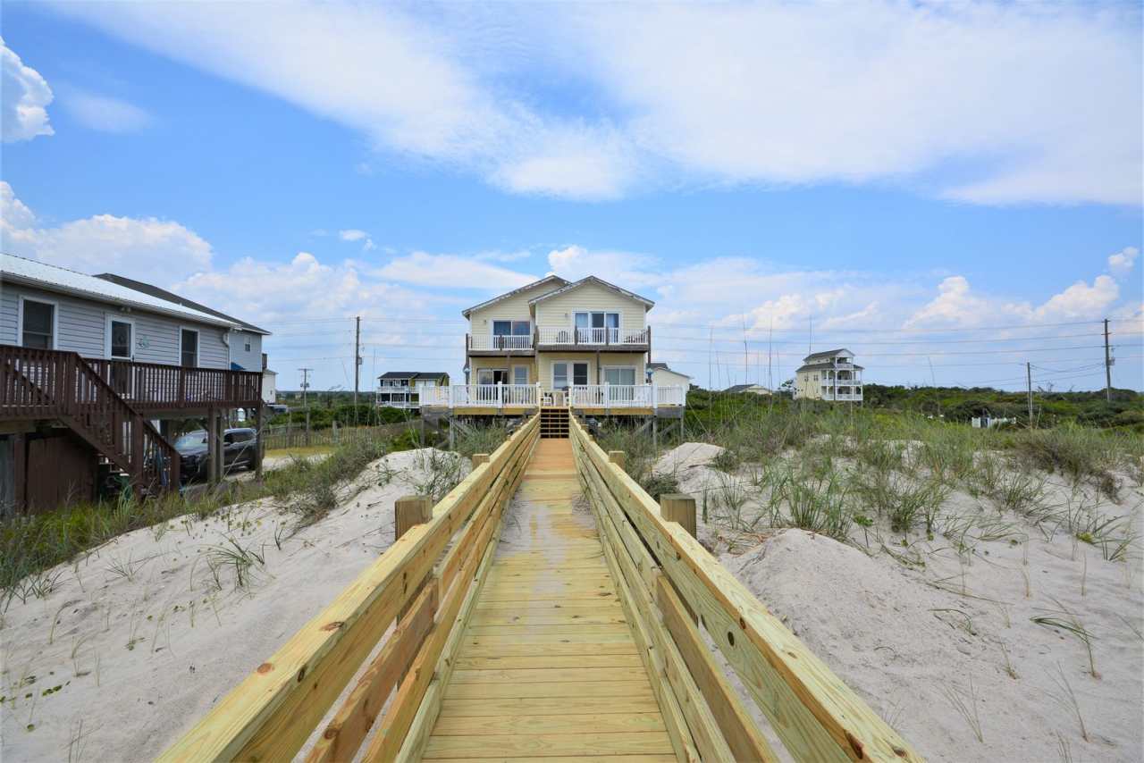 *Pet Friendly* 4 Bedroom Ocean Front Duplex Available January 1st through March 31st 2026- Off Season Rental (3 Months Required)