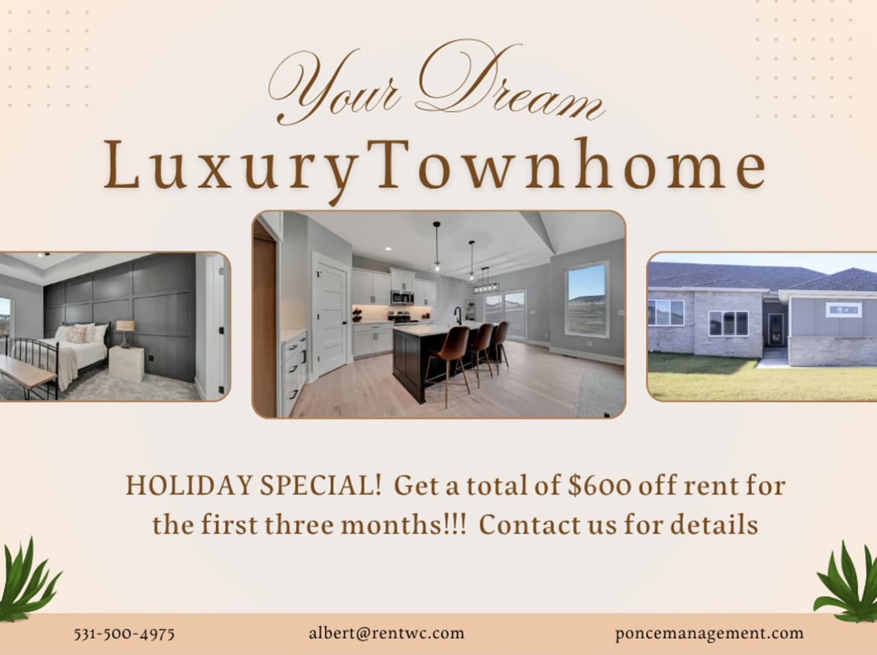 Beautiful Luxury Townhome