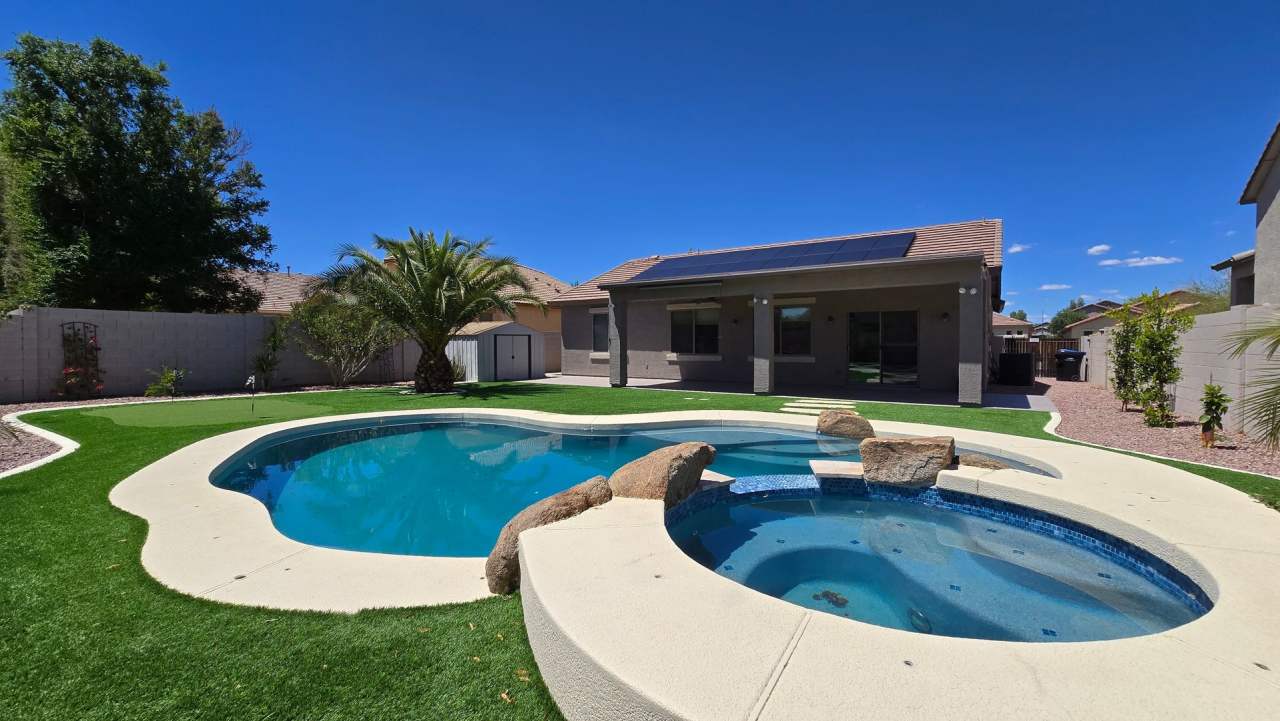 Wow! You will love this backyard! SOLAR home with pool!