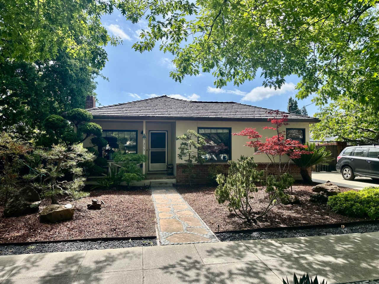 Updated Palo Alto Dream Rental with Backyard Paradise, Fruit Trees and Separate Office Space!