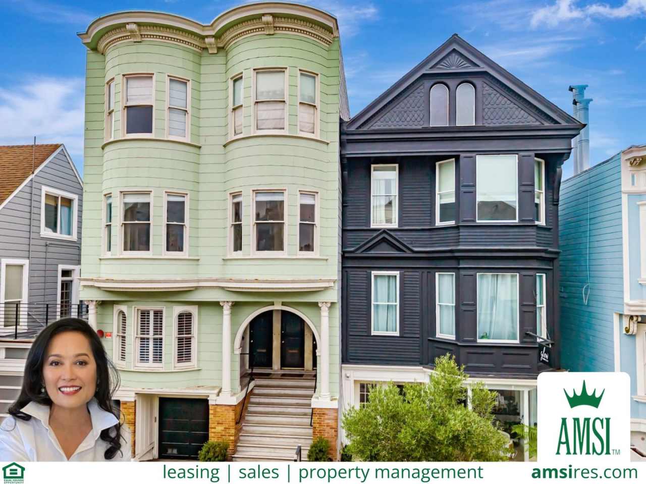 FLEX TERM: Fully Furnished 3 BR with Split BA flat (w/ bonus space) in Presidio Heights