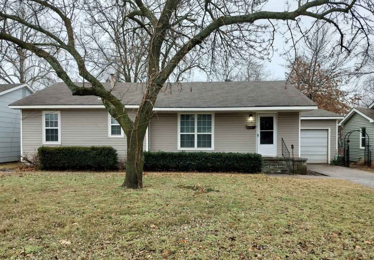 3 bedroom 1 bath house with garage and central heat and air