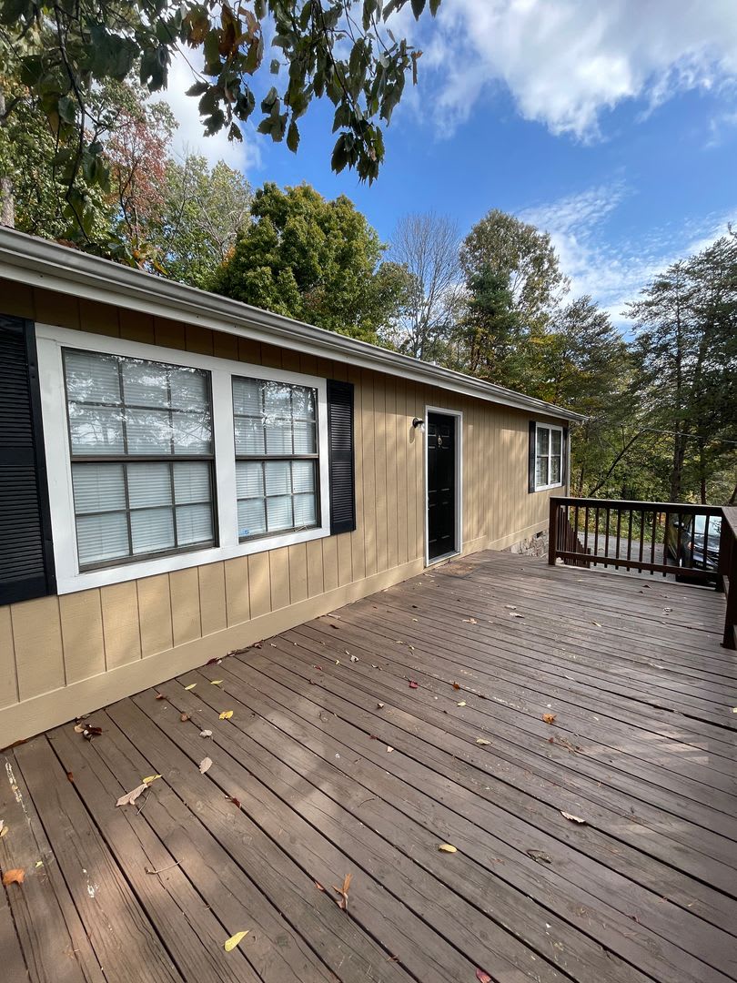 Secluded Hilltop Bungalow with Fenced Yard  Front Deck