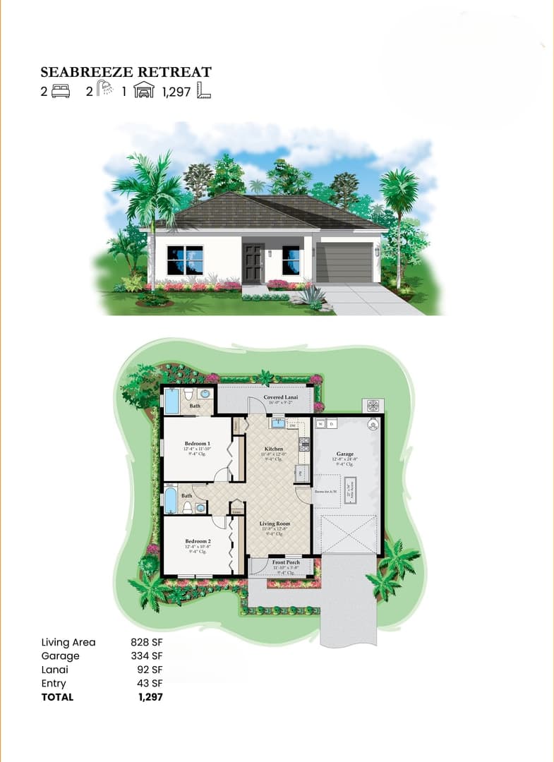 BRAND NEW 2/2/1- GREAT LOCATION-SW LEHIGH ACRES