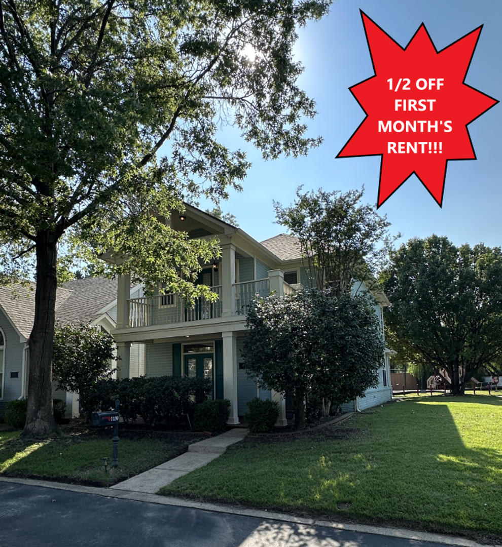 1/2 OFF FIRST FULL MONTH'S RENT! Beautiful 3br/2.5ba home in Harbor Town! Balcony off Primary Bedroom! Pets are owners approval, fees apply.