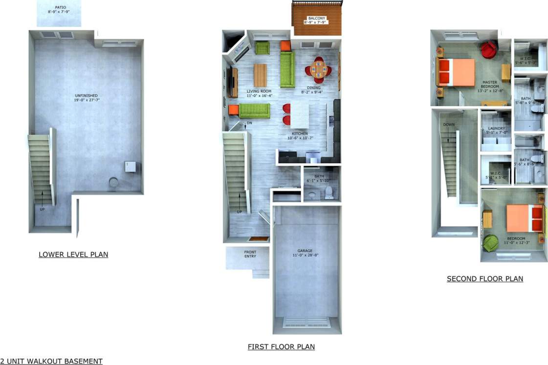 The Finch | Two Bedroom Townhome