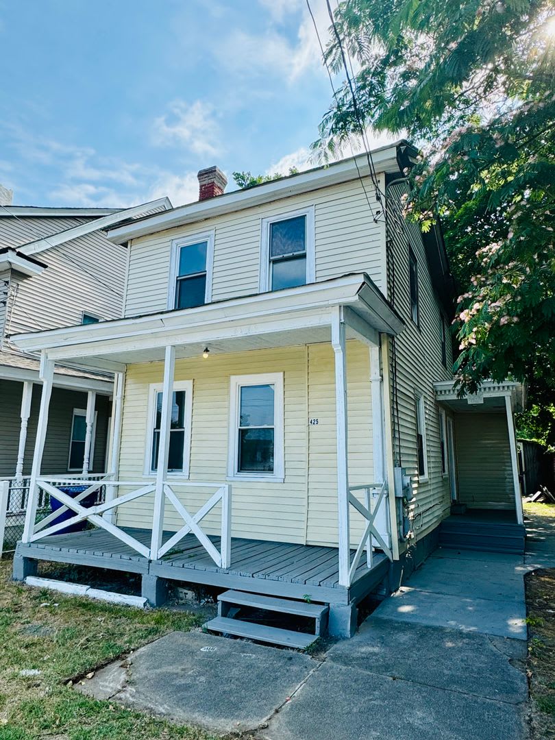 Three bedroom, single-family house