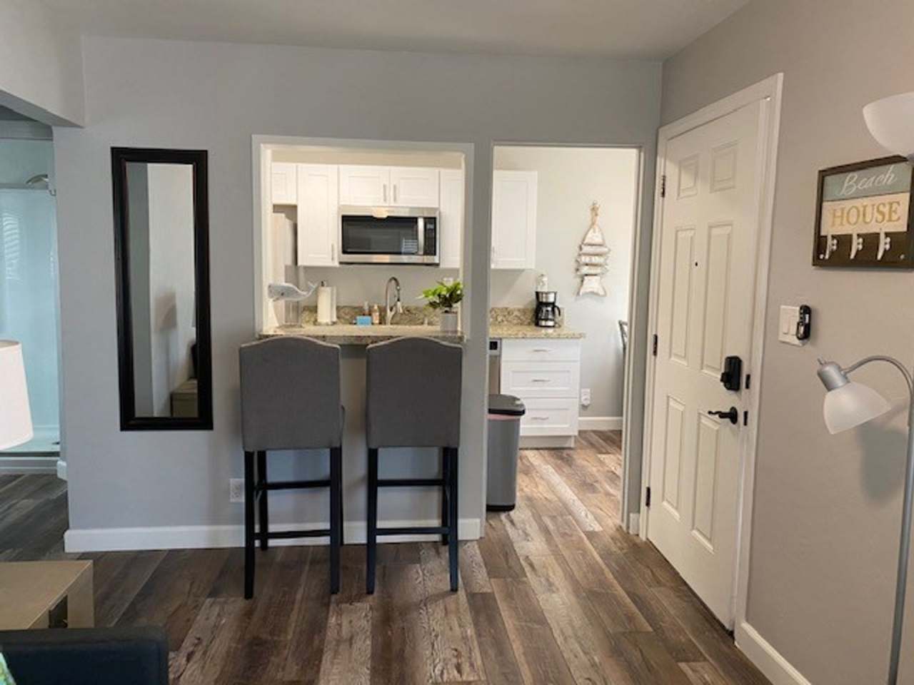 Updated Furnished Unit Half A Block From Beach