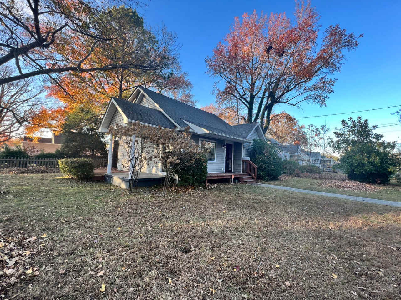 Spacious home with large yard  Detached Garage