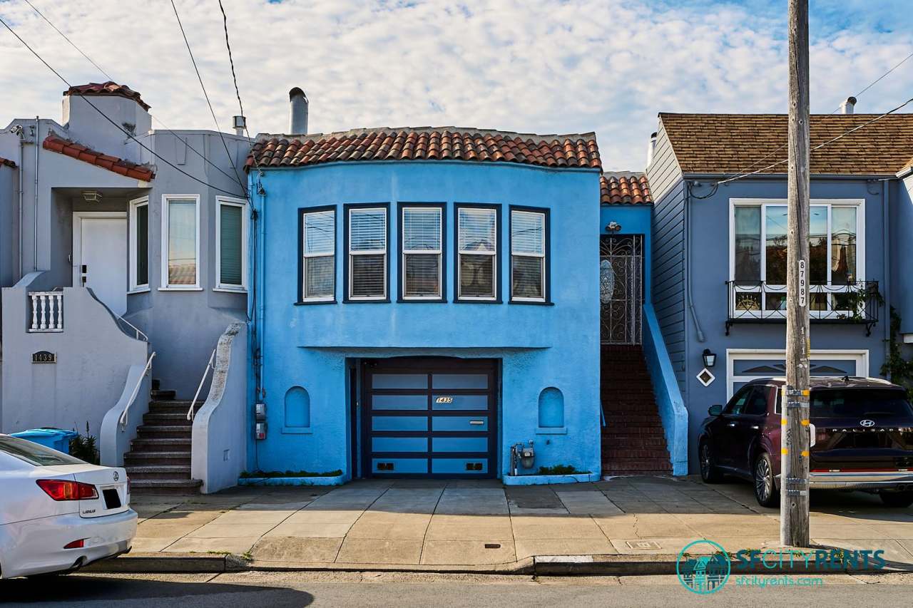 Outer Sunset: Updated Single Family Home w/ Bonus Rooms, Deck, Yard, Garage, EV Charger, Power Wall  Solar Panels