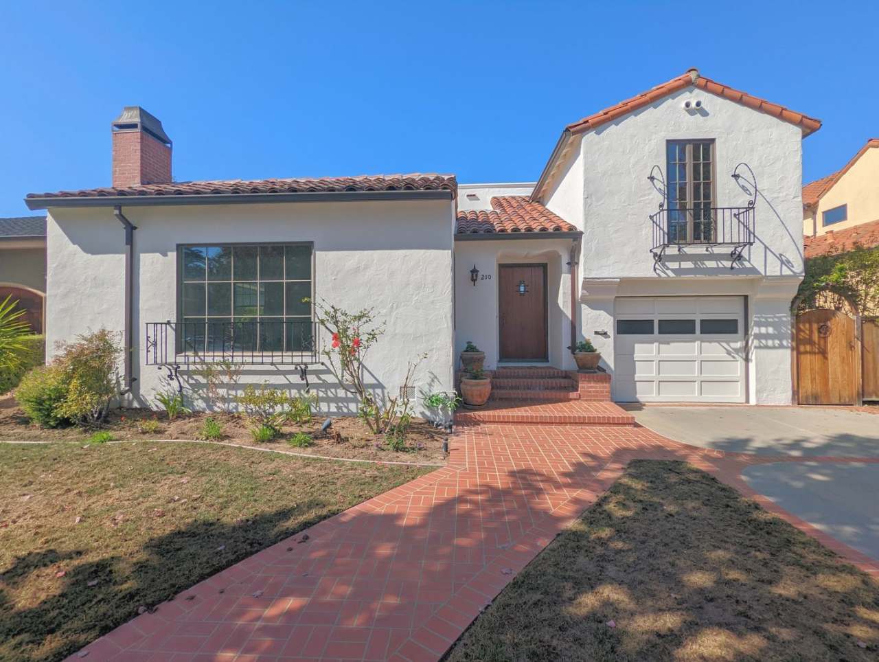Spanish-Style Home on Treelined Street in Aragon Neighborhood, San Mateo