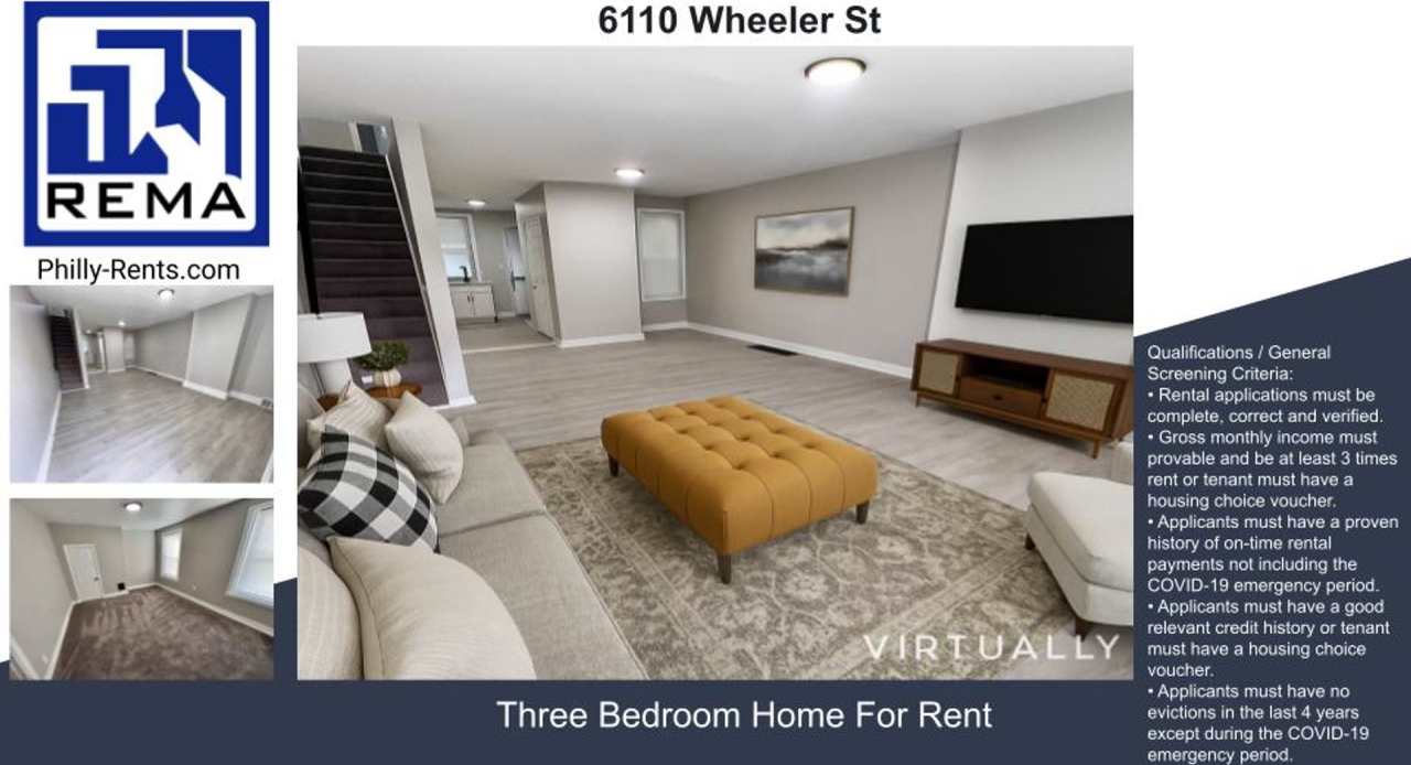 3-Bedroom Row Home in Philadelphia with Modern Finishes and Front Porch