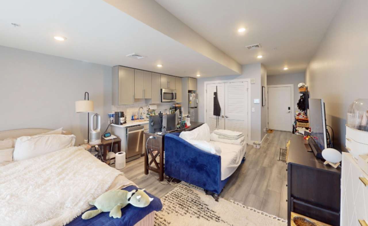 South Boston Studio in Luxury building - Laundry in unit - Common Roof Deck