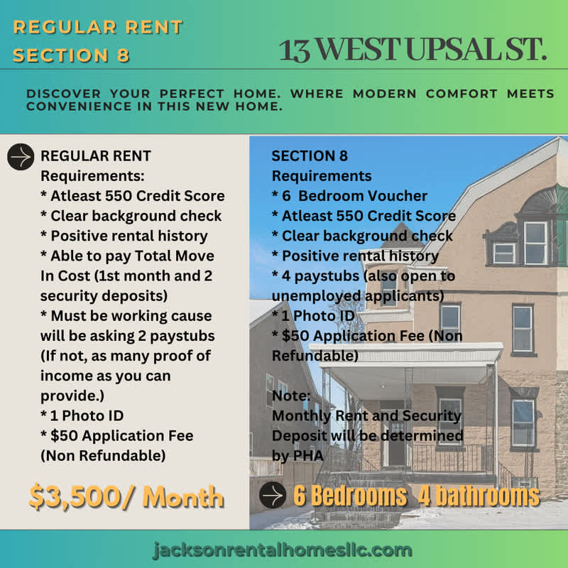 13 West Upsal Street