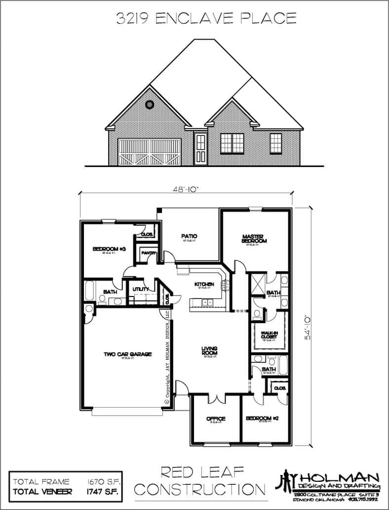 3 bedroom, 3 bathroom, 2 car garage with a study in Gated Neighborhood