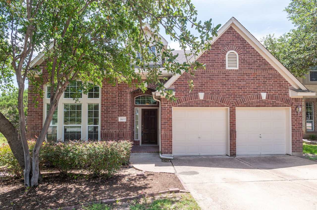 Cedar Park, Single Story Home Back to Greenbelt