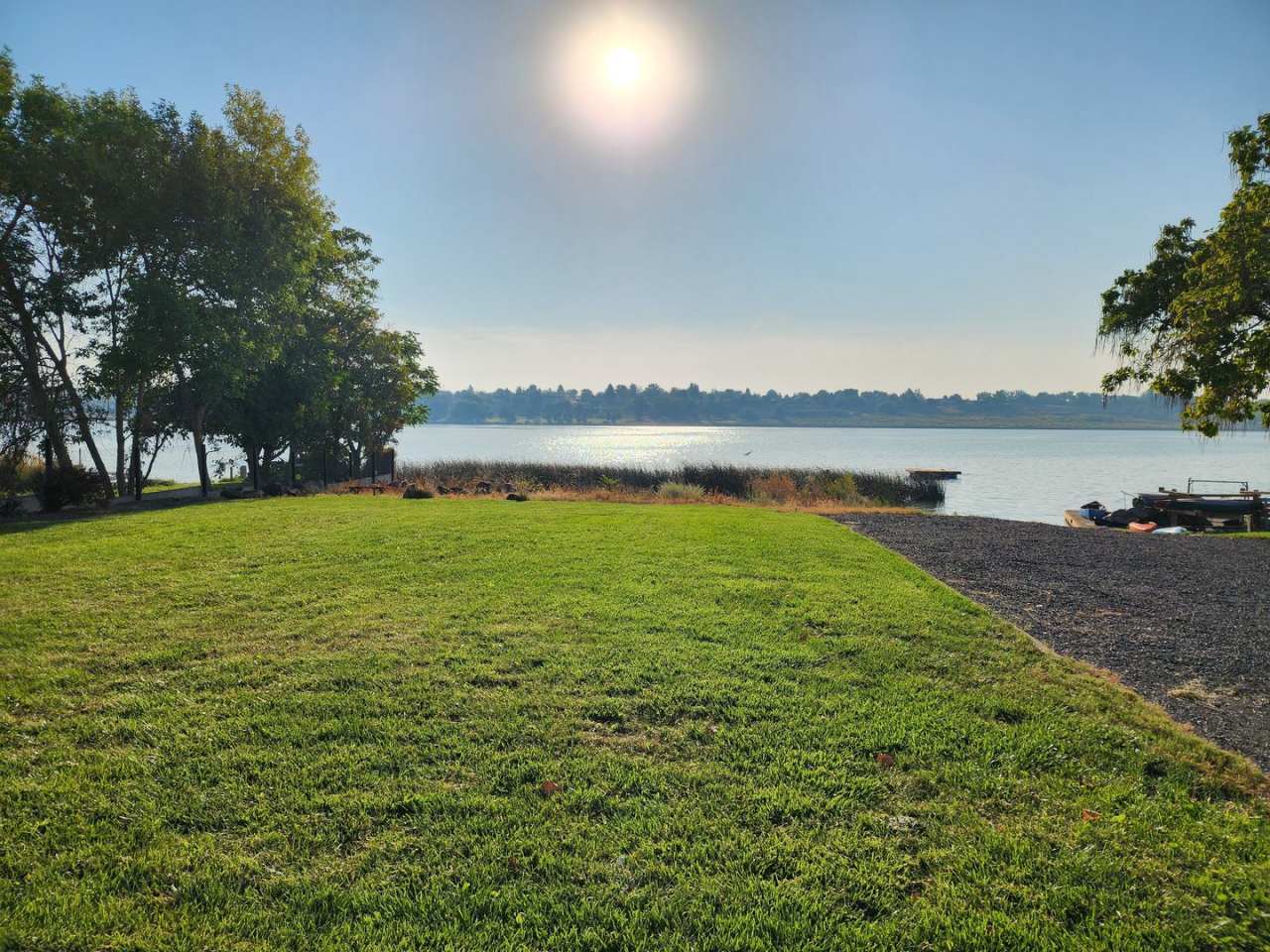 Lake house with Shop on 1/2 acre