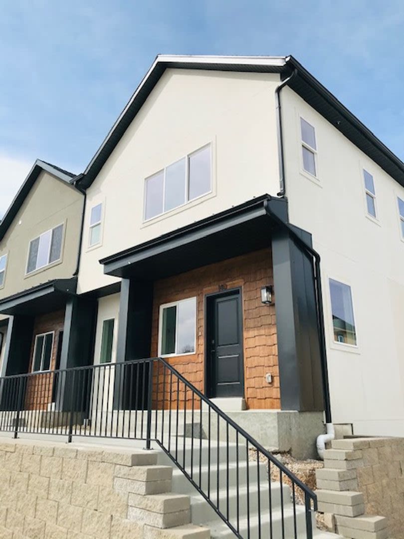 Beautiful new construction townhouse with quartz countertops and 2 car garage