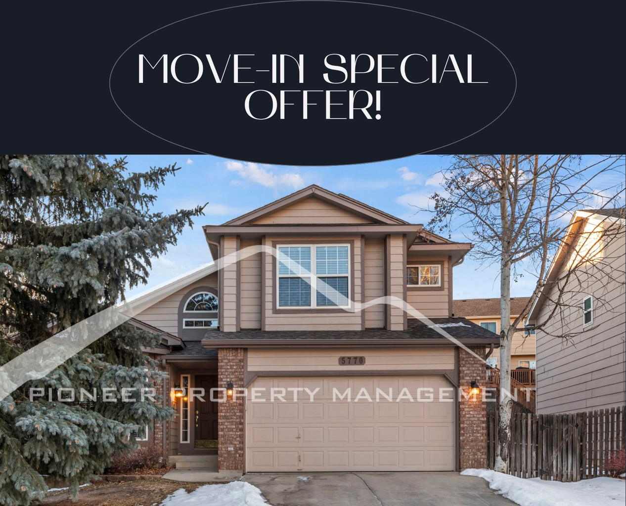 Beautiful 3bd/2.5 bath home with a peaceful backyard, AC, and 2.5 car garage near Ute Valley Park