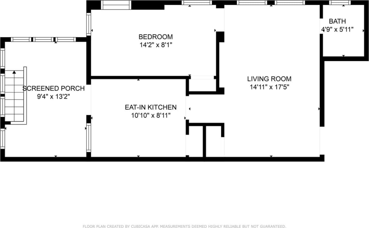1 Bedroom 1 Bathroom Apartment