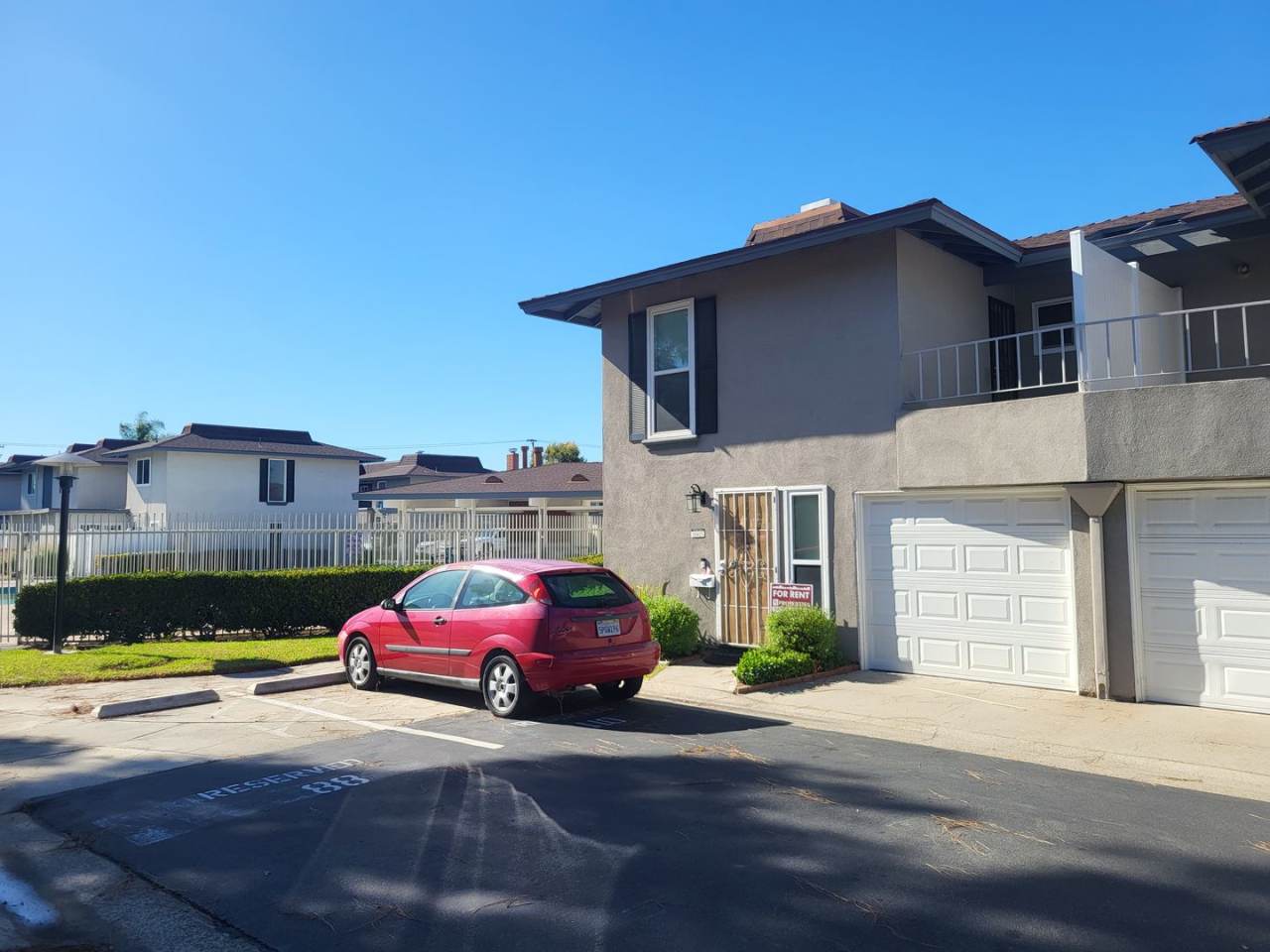 Two story Cypress townhouse, garage, patio, laundry and pool access