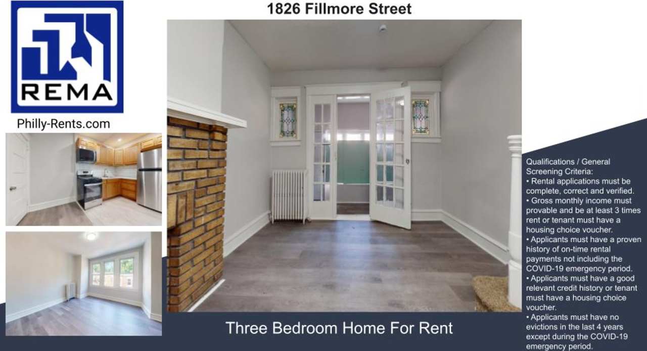 1826 Fillmore st 3BR house with 3BR PHA voucher