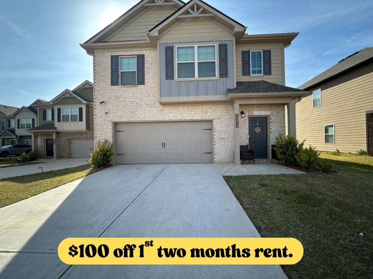**Move in with NO SECURITY DEPOSIT**11612 Winston Dr - Available NOW! $100 Off First 2 Months! – 4 BDRM, 2.5 BA Close to Hwy 41 and Easy Access to I-75. Located in Hampton, GA