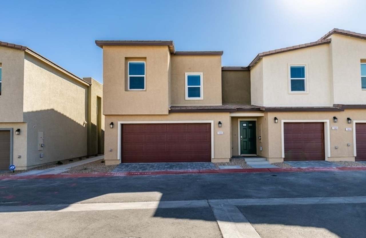 New townhome with attached 2 car garage.