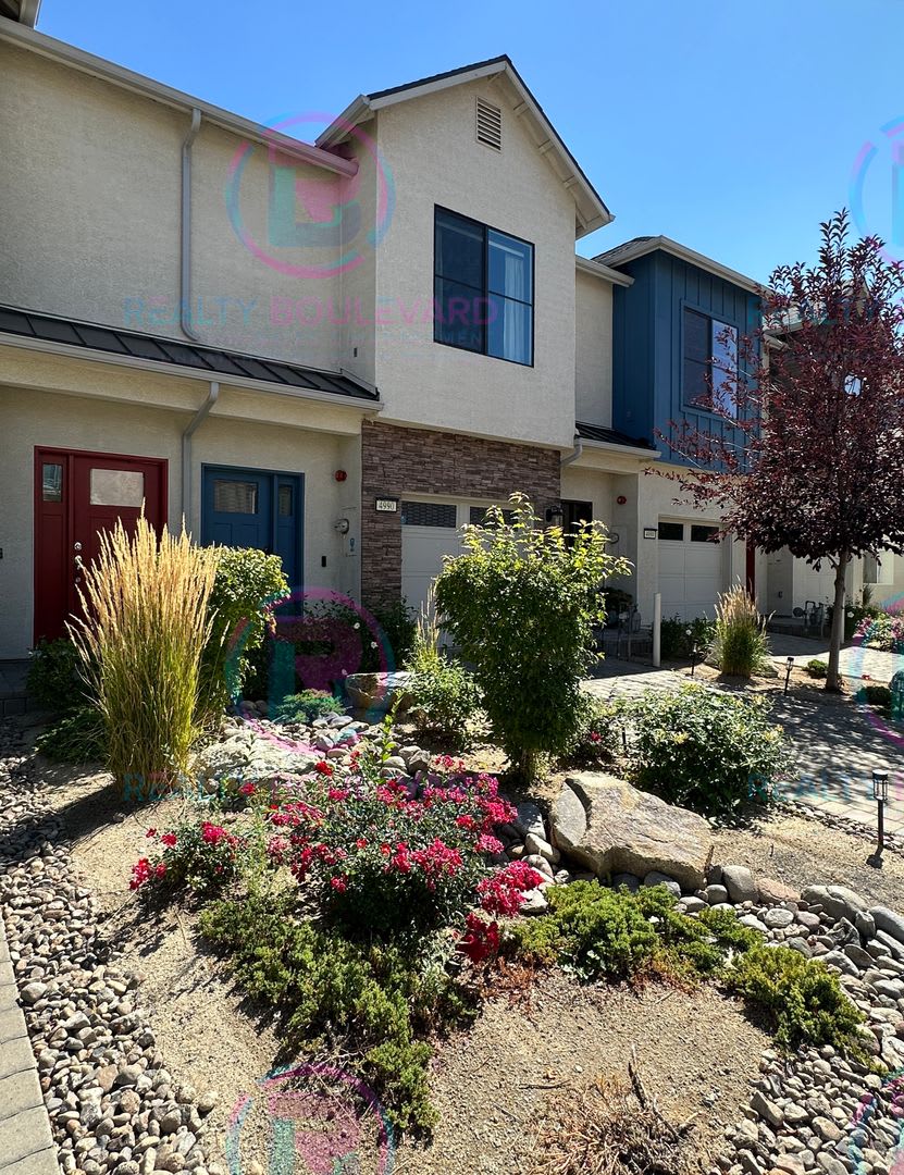 1 Month Fee!-Specific. Modern Designer 2 Bedroom 2.5 Bathroom Townhome with Smart Features, Tesla Charger, Garage and Storage Space near scenic trails!