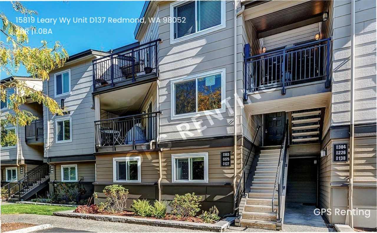 Quiet 2 Bedroom Condo in Redmond Available Now!