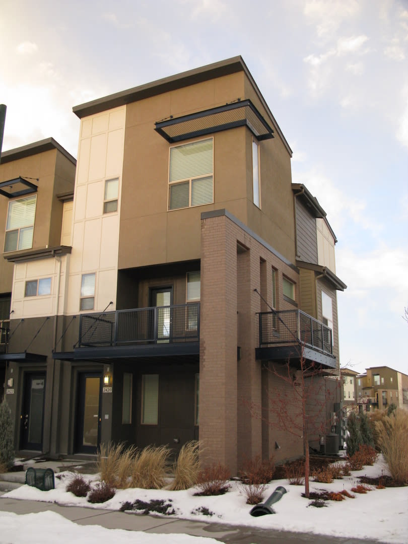 Modern End Unit 3 Bedroom Townhome with Solar.