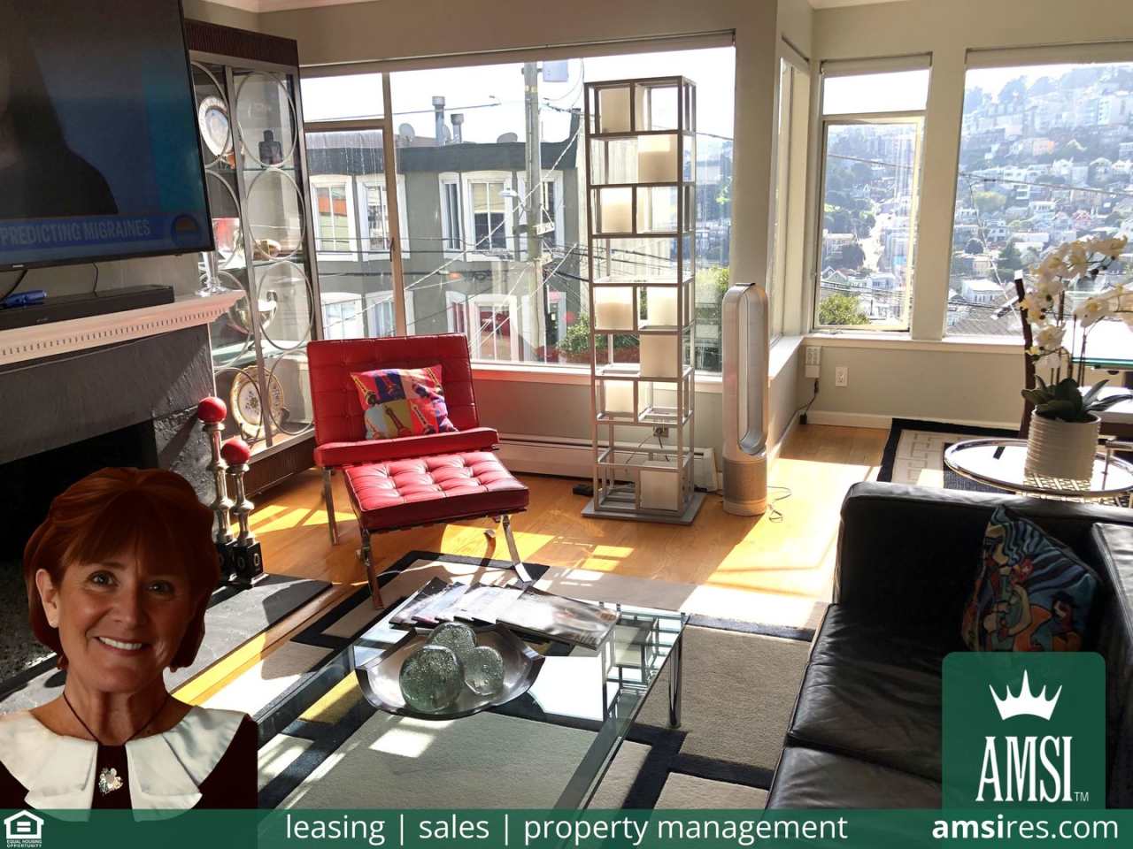 Elegant  Expansive Furnished 3 Bedroom/2 Bath in Corona Heights! AMSI/NOVO Realty/Maureen Couture