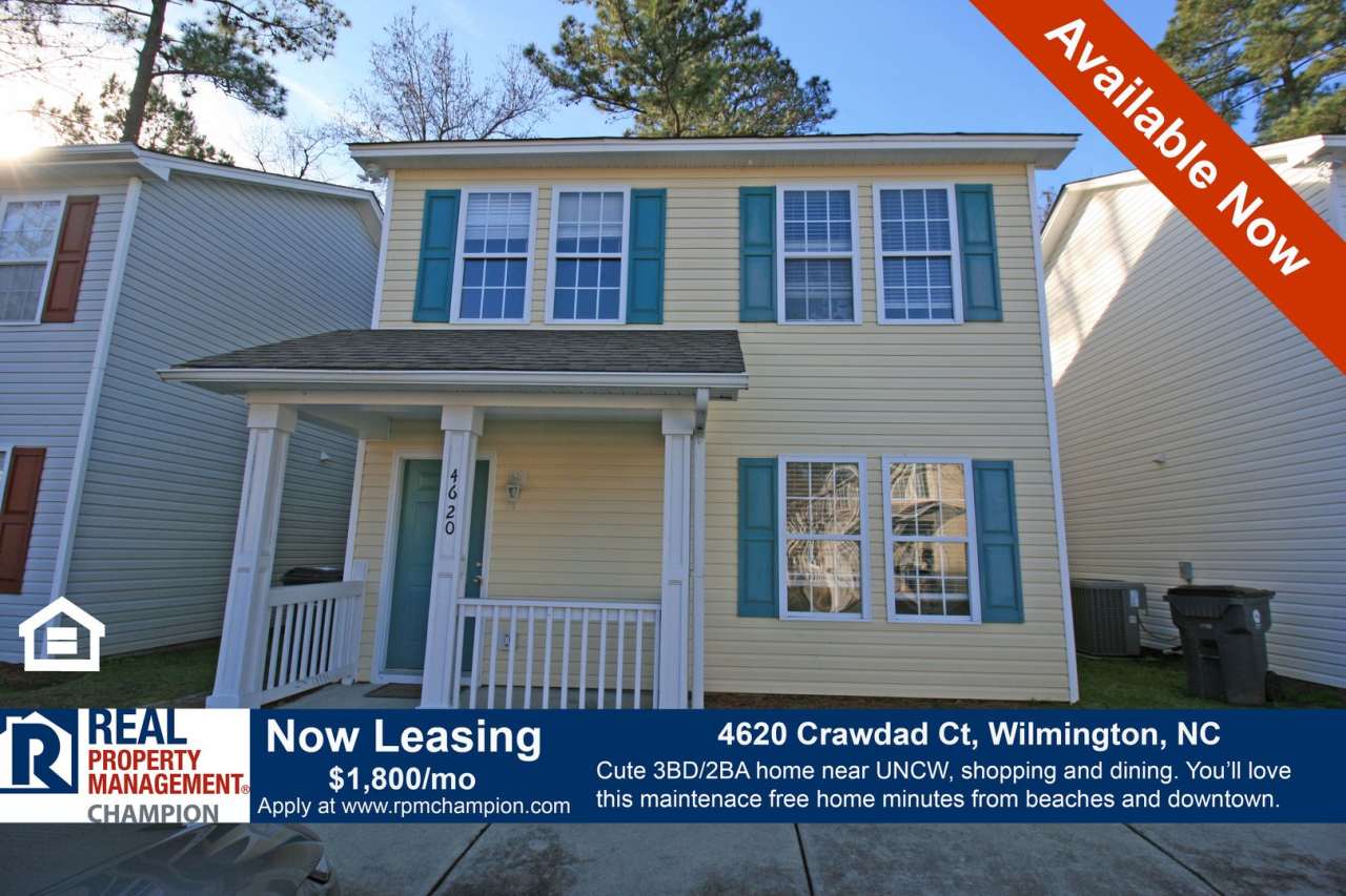 Cute 3 BD/2 BA Townhome Style Near UNCW