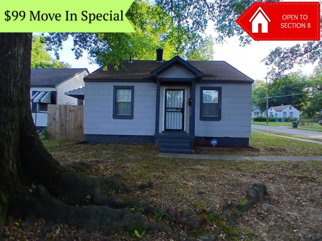 Charming 2 bedroom 1 bath home for rent- SECTION 8 FRIENDLY- $99 Move In Special