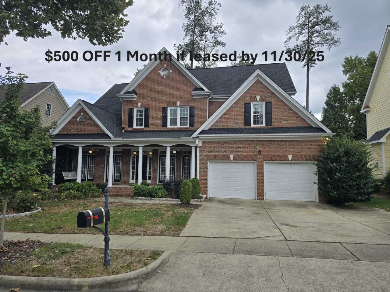 $500 Off 1 Month if Moved In by 11/30/25