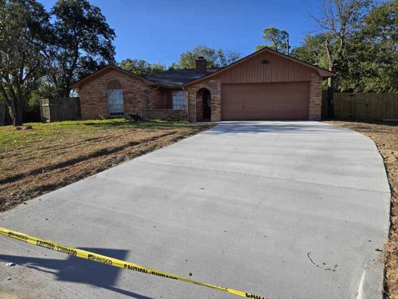Bryan, 3 Bedroom 2 Bath Home, 2 car garage, large back yard and two fireplaces.