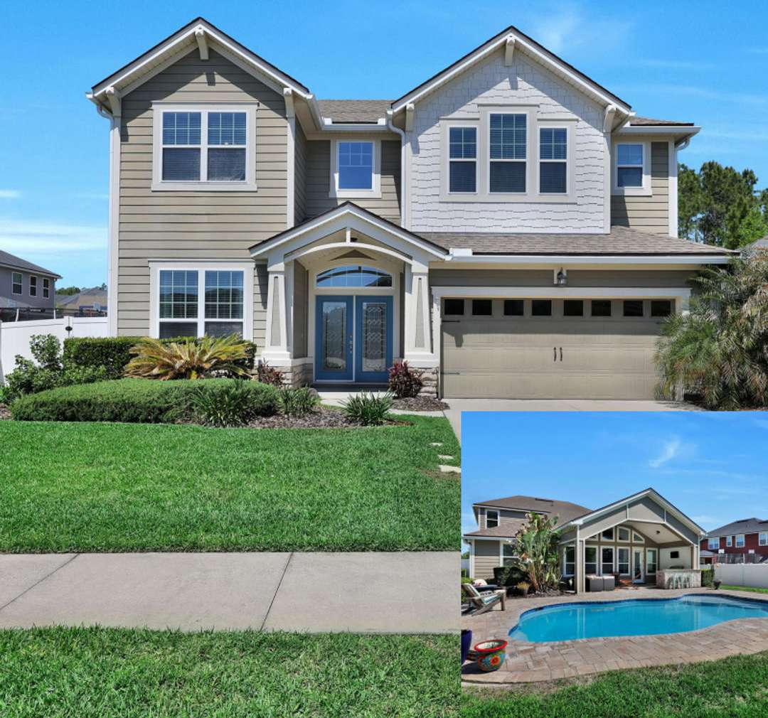 Stunning 4BR/3.5BA + Office Pool Home with Summer Kitchen  Designer Upgrades in Sought-After St. Johns County
