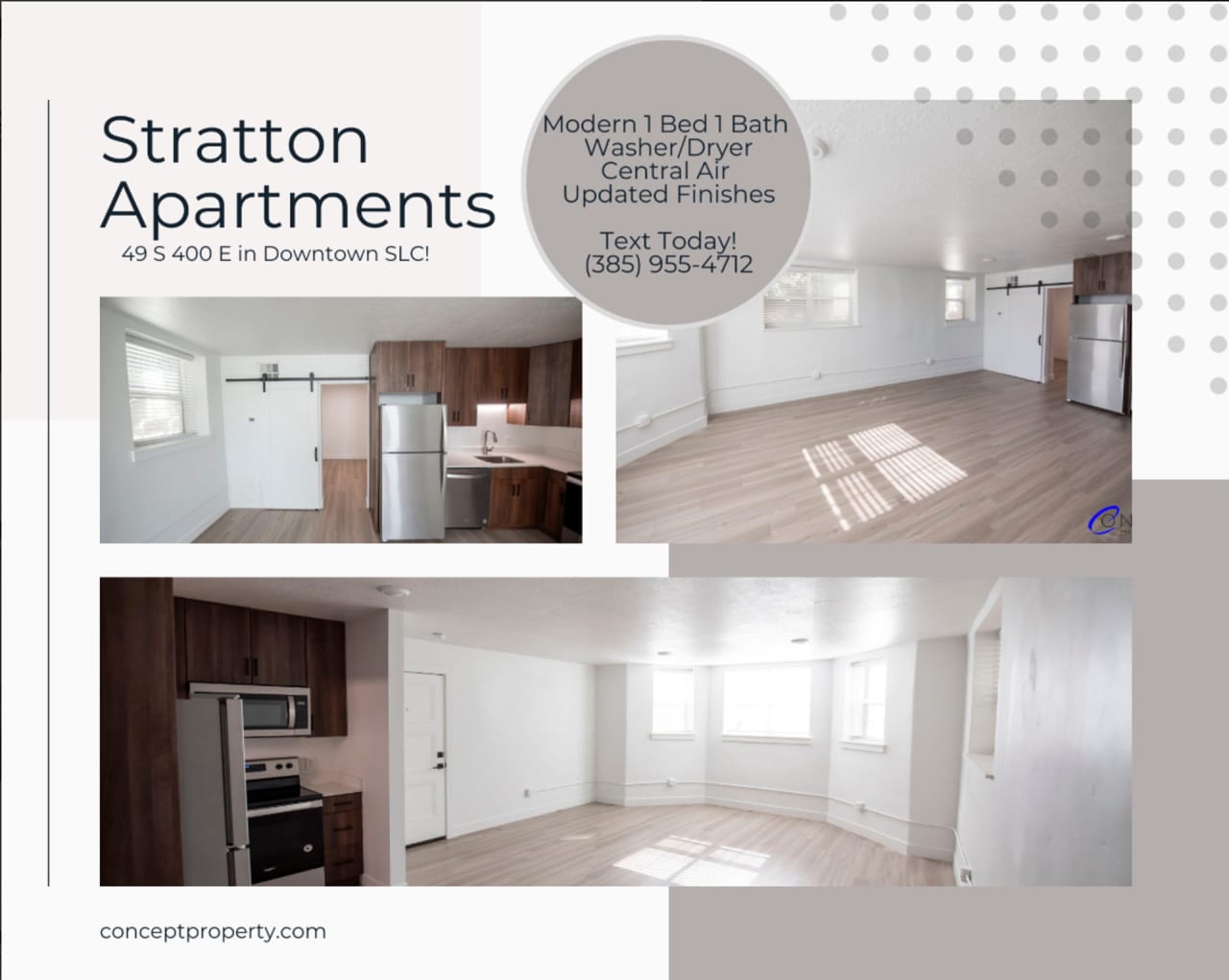 Stratton Apts: FREE RENT UNTIL JAN 1st!! OAC