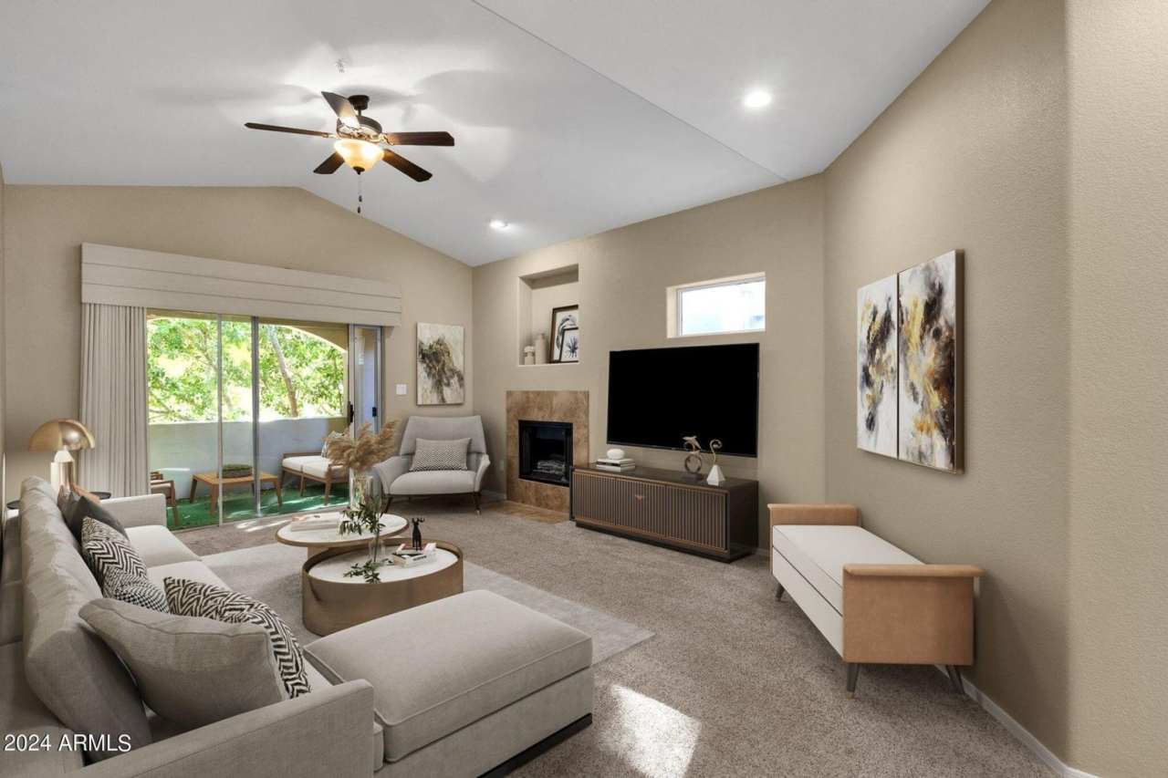 Welcome to this stunning 3-bedroom, 2-bath condo in the heart of McCormick Ranch!