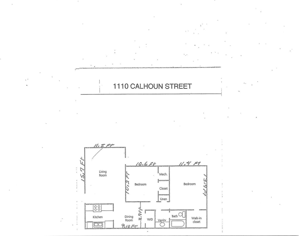 2 Bedroom 1 Bathroom Condo