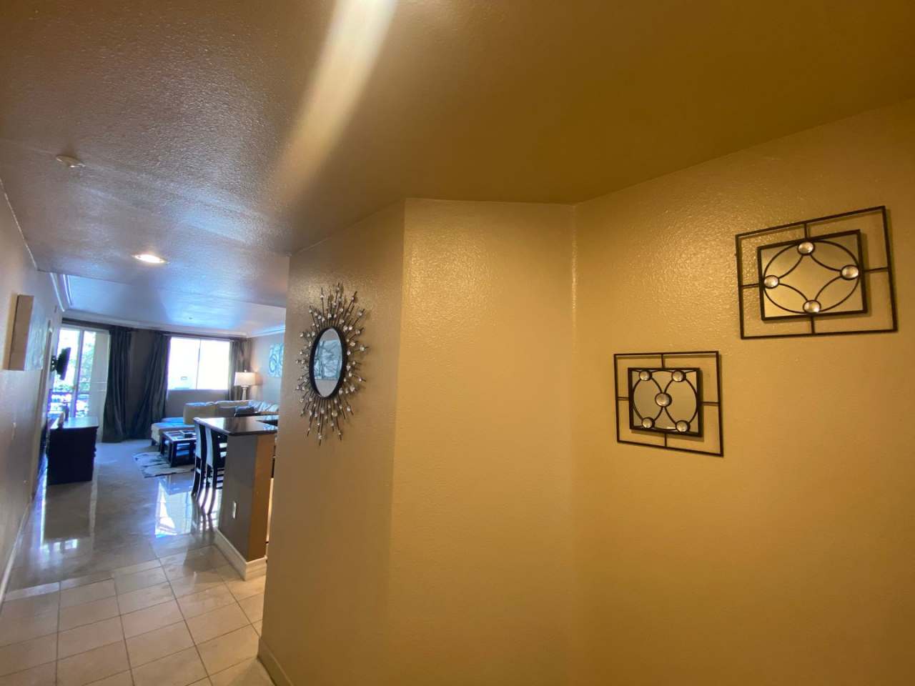 Fully furnished 2 bedroom unit in 24/7 guard gated community