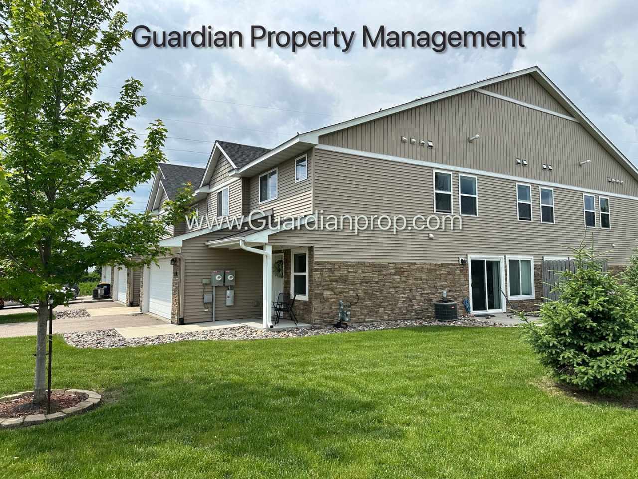 End Unit Town Home, Walk Out Patio, 2 Car Garage, 2.5 Baths, Video Walk Through, May Move In Date