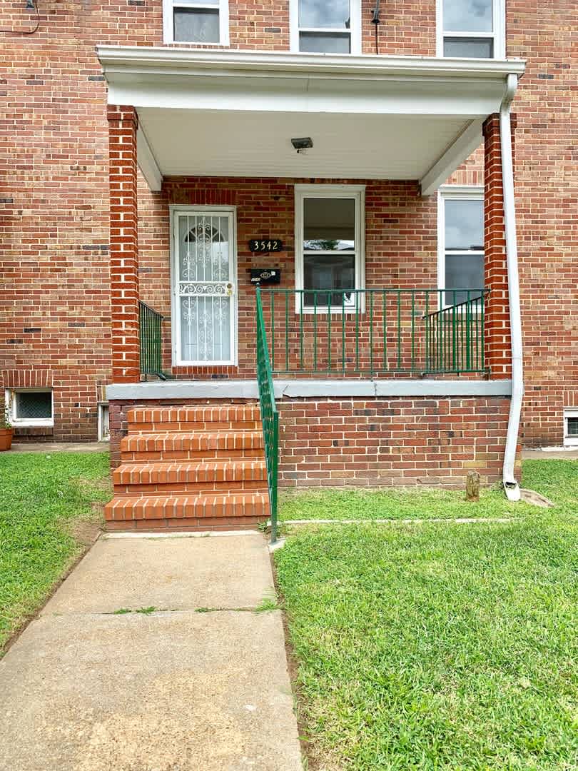 Bright Porch Front Home in East Baltimore
