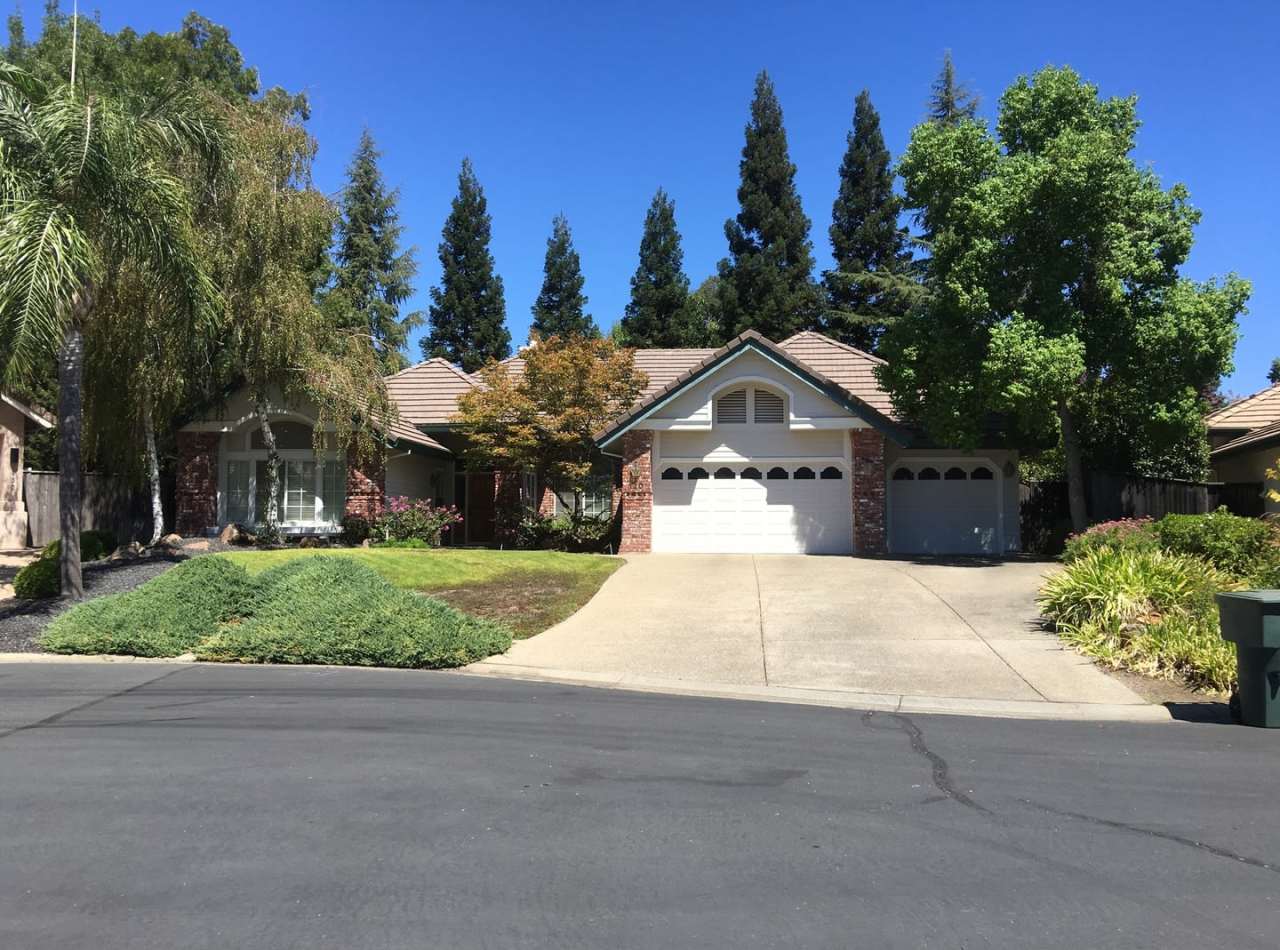 Single Story on Private Court in Gated Hillsborough, Granite Bay, CA