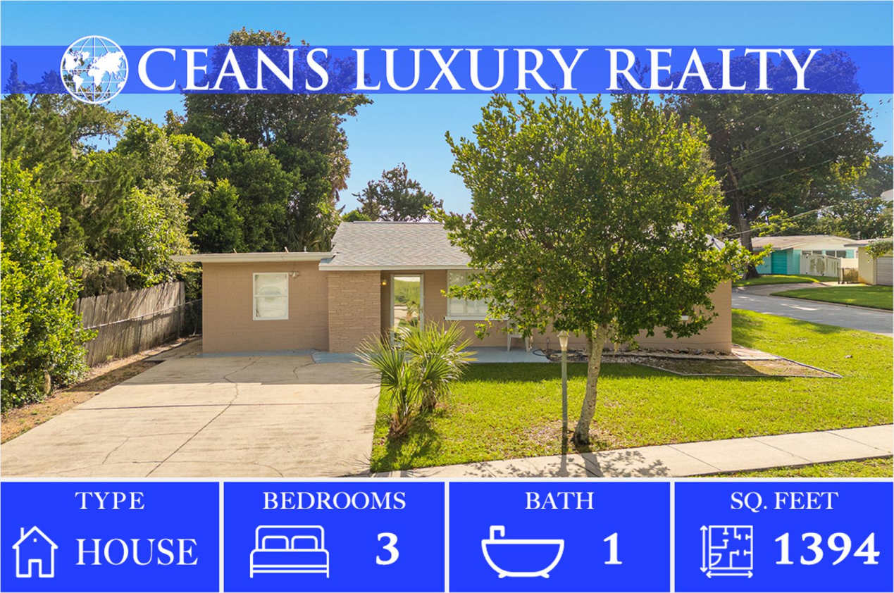 Charming 3 Bedroom Corner Lot Ormond Beach Home