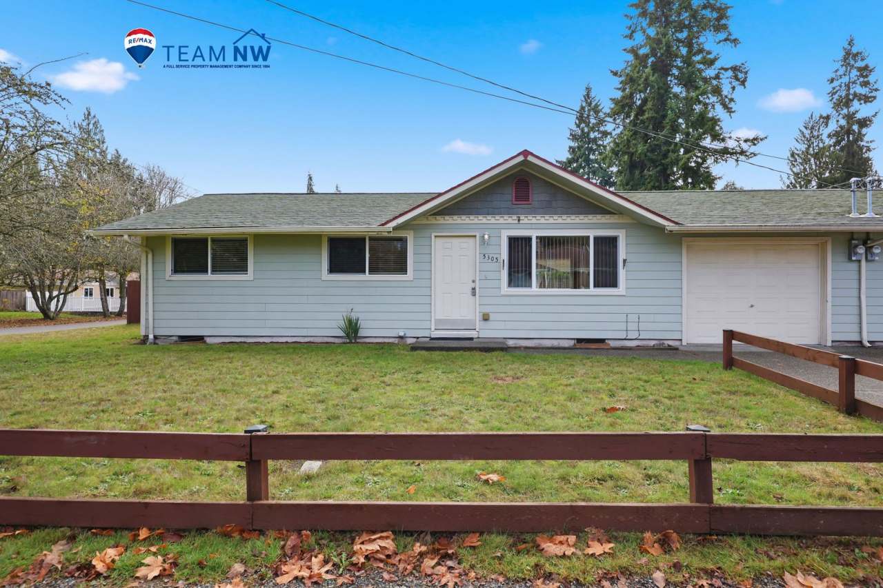 Move in Ready! 3 bedroom 1 bath, North Thurston School District.